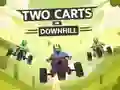 Mäng Two Carts Downhill Internetis