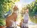 Mäng Jigsaw Puzzle: Cats In Pairs Internetis
