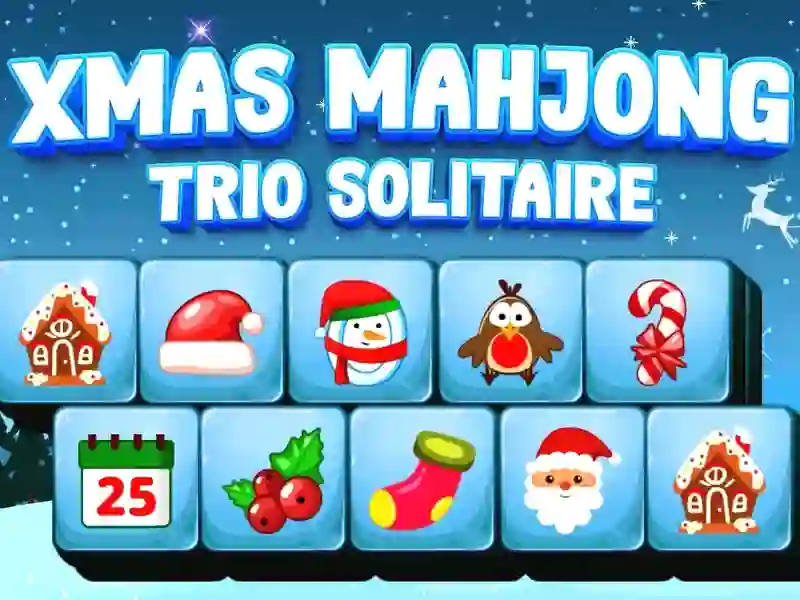 Mäng Xmas Mahjong Trio Solitaire Internetis