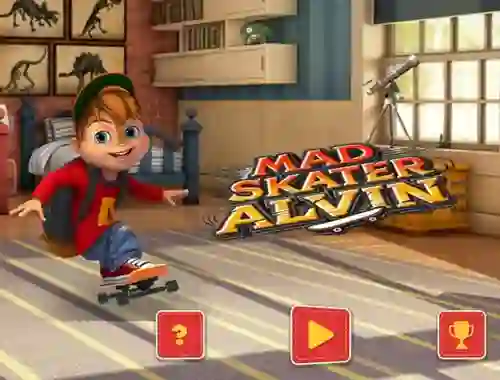 Mäng Mad Skater Alvin Internetis