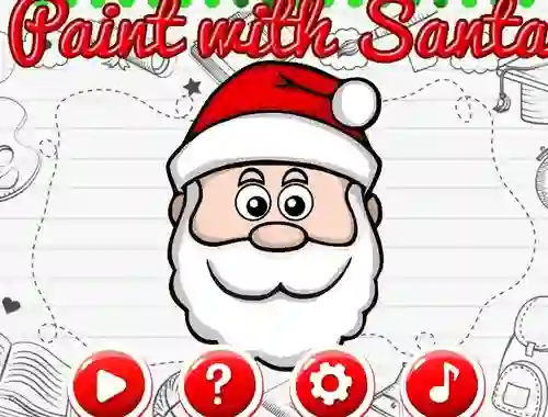 Mäng Paint With Santa Internetis