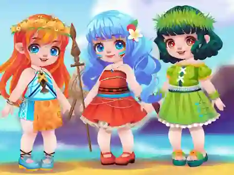 Mäng Toddie Cute Polynesian Internetis