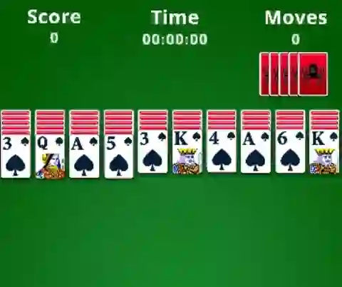Mäng Spider Solitaire Internetis