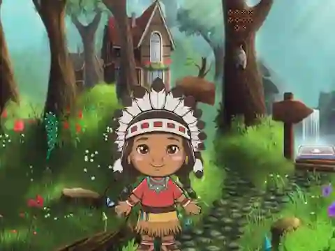 Mäng Girl Reach Thanksgiving Land Internetis