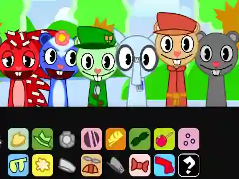 Mäng Happy Sprunk Friends Internetis