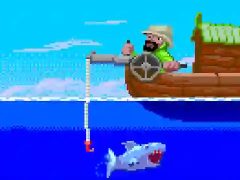 Mäng Dock Fishing Internetis