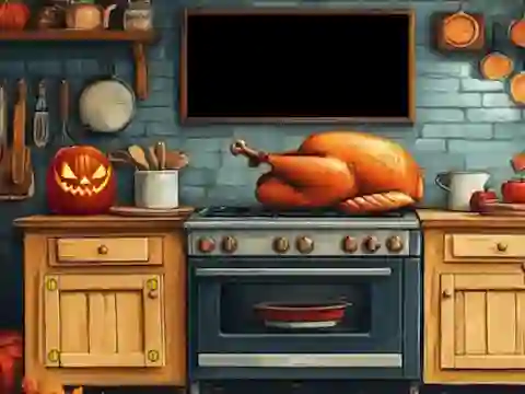 Mäng Thanksgiving Cage Break Internetis