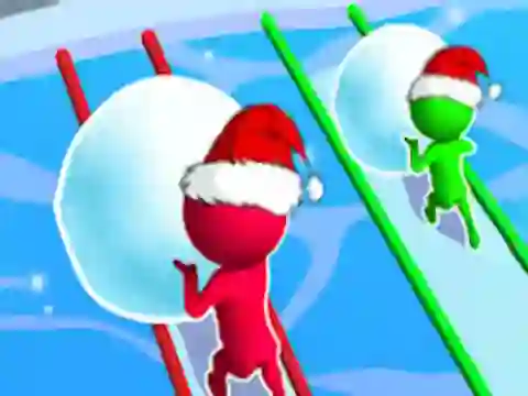 Mäng Snow Race: Christmas Runner Internetis