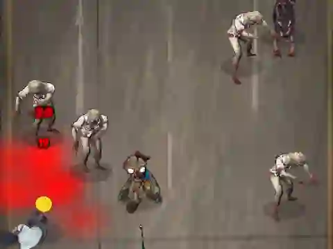 Mäng Zombie Defense Survival Internetis
