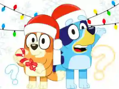 Mäng Kids Quiz: Bluey Christmas Quiz Internetis