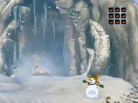 Mäng Help the Frozen Santa Internetis