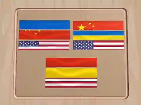 Mäng Flag Puzzle Jam: Collect Flags Internetis
