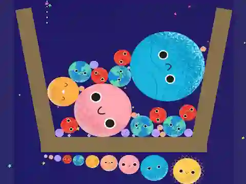 Mäng Merge Planets Internetis