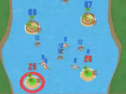 Mäng Battle For The Islands Internetis
