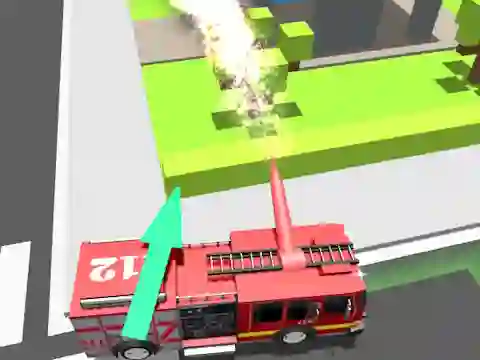 Mäng Fire Truck Rescue Driving Internetis