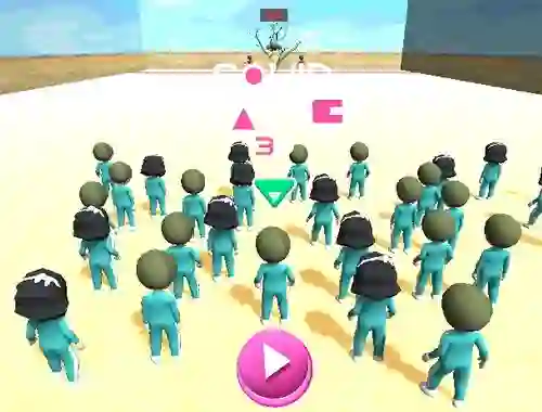 Mäng Squid Game Race 3d Internetis