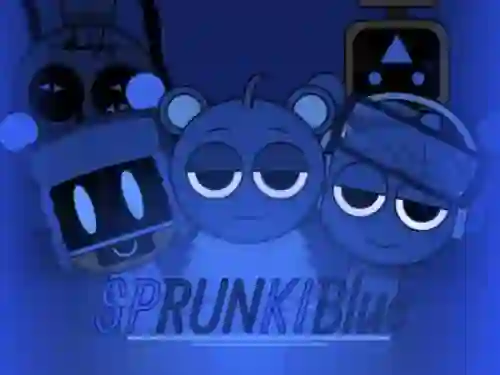Mäng Sprunki Blue Mod Internetis