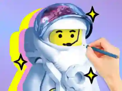 Mäng Coloring Book: LEGO Astronaut Internetis