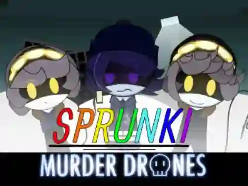 Mäng Sprunki: Murder Drones Internetis