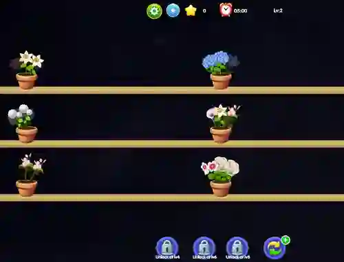 Mäng Flower Matching Internetis
