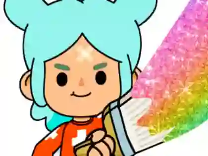 Mäng Coloring Book: Toca Boca Rita Internetis