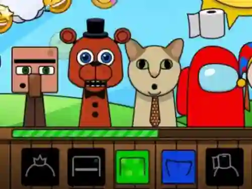 Mäng Sprunki: Monsters Internetis