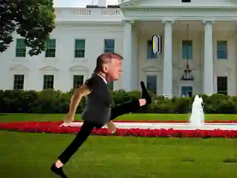 Mäng Trump Wobble Walk Challenge Internetis