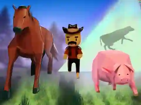 Mäng Farmers Versus Aliens Internetis