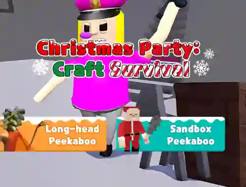 Mäng Christmas Party: Craft Survival Internetis