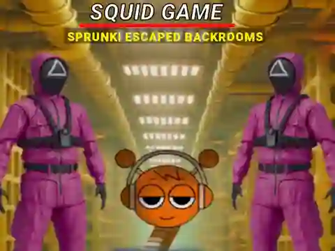 Mäng Squid Game Sprunki Escaped Backrooms Internetis