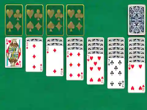Mäng Klondike Classic Solitaire Internetis