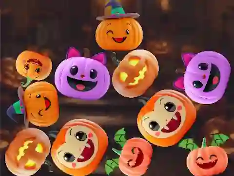 Mäng Merge Connect Pumpkins: Halloween! Internetis