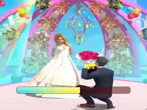 Mäng Bridge Race Wedding Master Internetis