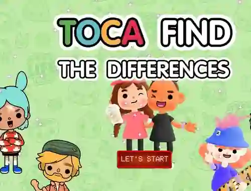 Mäng Toca Find The Differences Internetis