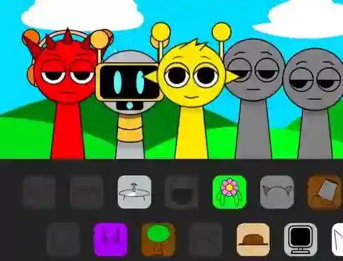 Mäng Sprunki Incredibox Horror Internetis
