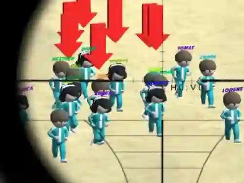 Mäng Squid Game Sniper Internetis