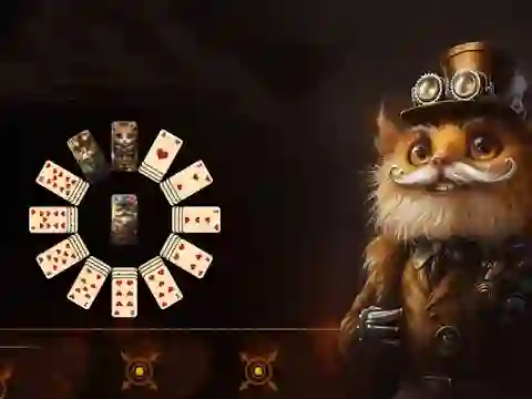 Mäng Clock Solitaire Internetis