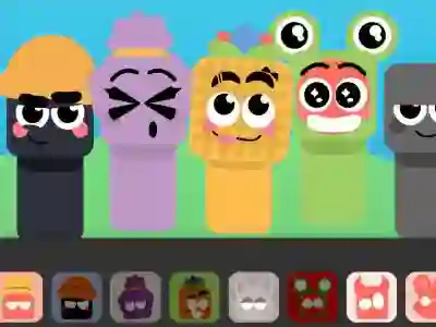 Mäng Sprunbox: The Qoobies Internetis