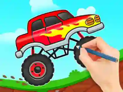 Mäng Coloring Book: Monster Truck Internetis