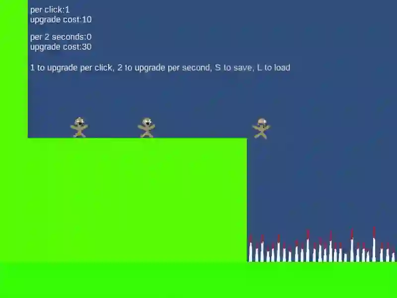 Mäng Push People Off a Cliff Clicker Internetis