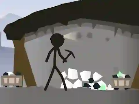 Mäng Stickman Mining Simulator Internetis