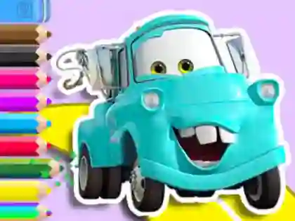 Mäng Coloring Book: Mater Cars Internetis