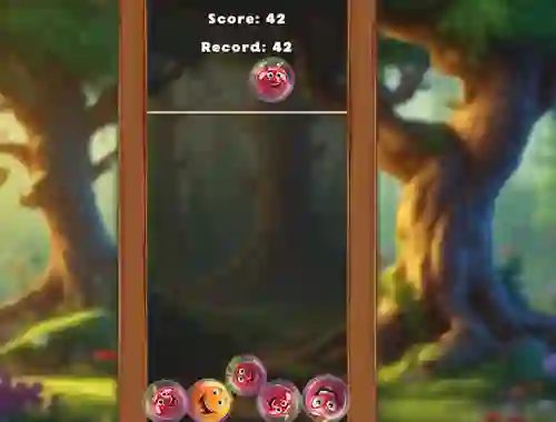 Mäng Match Fruits In Bubbles! Internetis