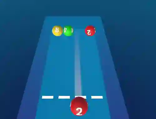 Mäng Merge The Balls 2048 Billiards! Internetis