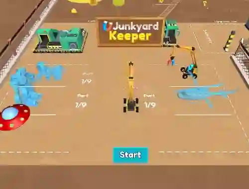 Mäng Junkyard Keeper Internetis