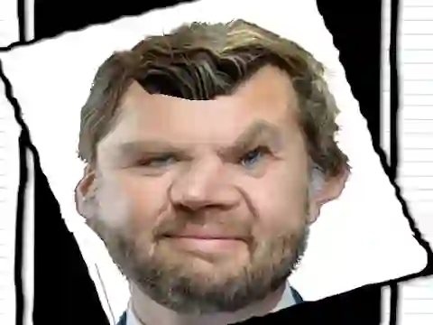 Mäng Funny JD Vance Face Internetis