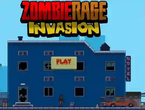 Mäng Zombie Rage Invasion Internetis