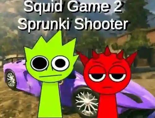 Mäng Squid Game 2 Sprunki Shooter Internetis