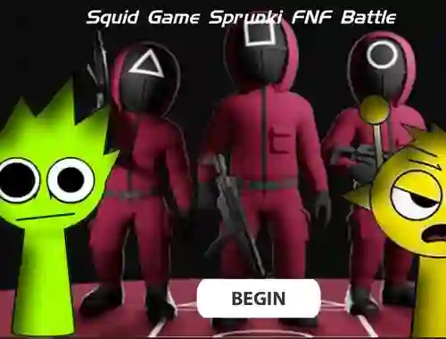 Mäng Squid Game Sprunki Fnf Battle Internetis