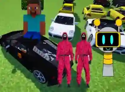 Mäng Minecraft Squid Sprunki Drift Multiplayer Internetis